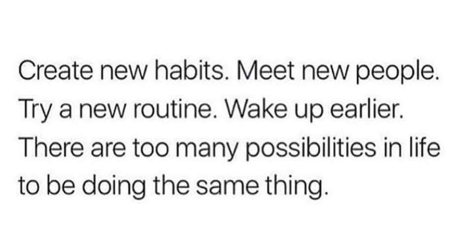 Morning routine involving habits such as waking up earlier.